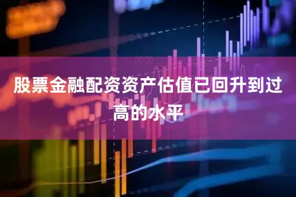 股票金融配资资产估值已回升到过高的水平